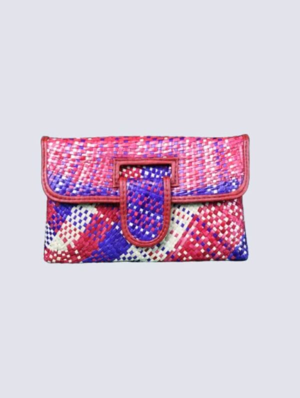 Banig Pouch (Pink, Purple & Red)
