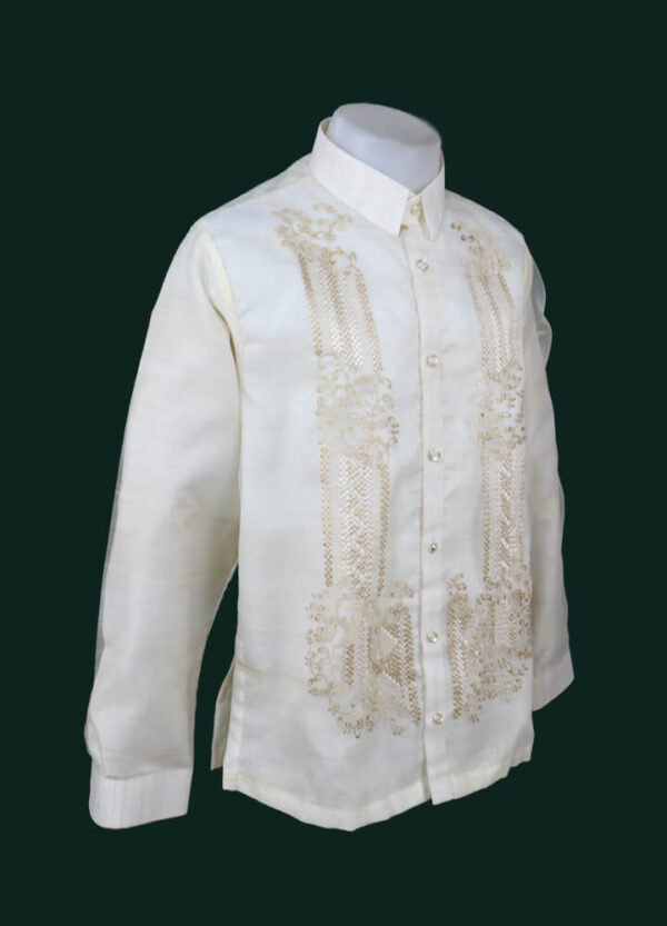 Barong Tagalog - Agila (P20) - Classic - Cream Embroidery (XL) - Image 4