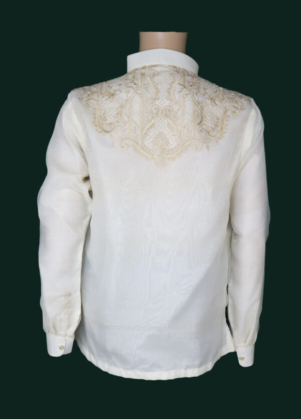 Barong Tagalog - Agila (P37) - Classic - Cream Embroidery - Image 2