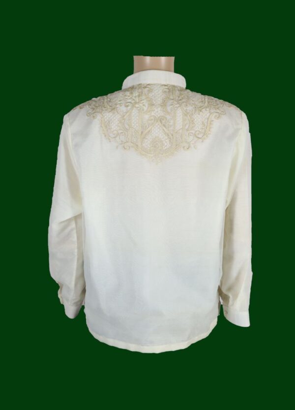 Barong Tagalog - Agila (P37) - Classic - Cream (2XL) - Image 2