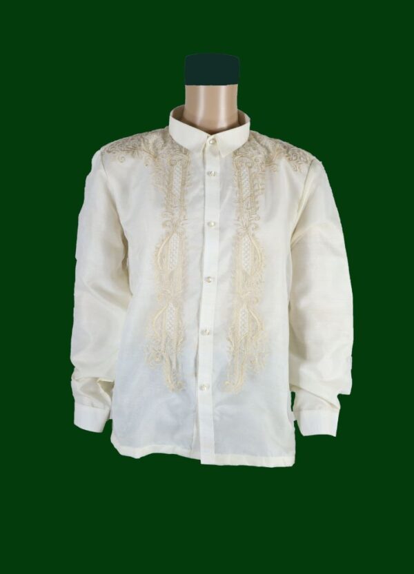 Barong Tagalog - Agila (P37) - Classic - Cream (2XL) - Image 3