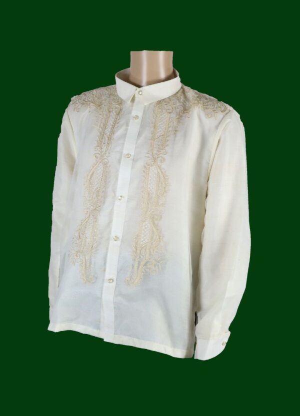 Barong Tagalog - Agila (P37) - Classic - Cream (2XL) - Image 4