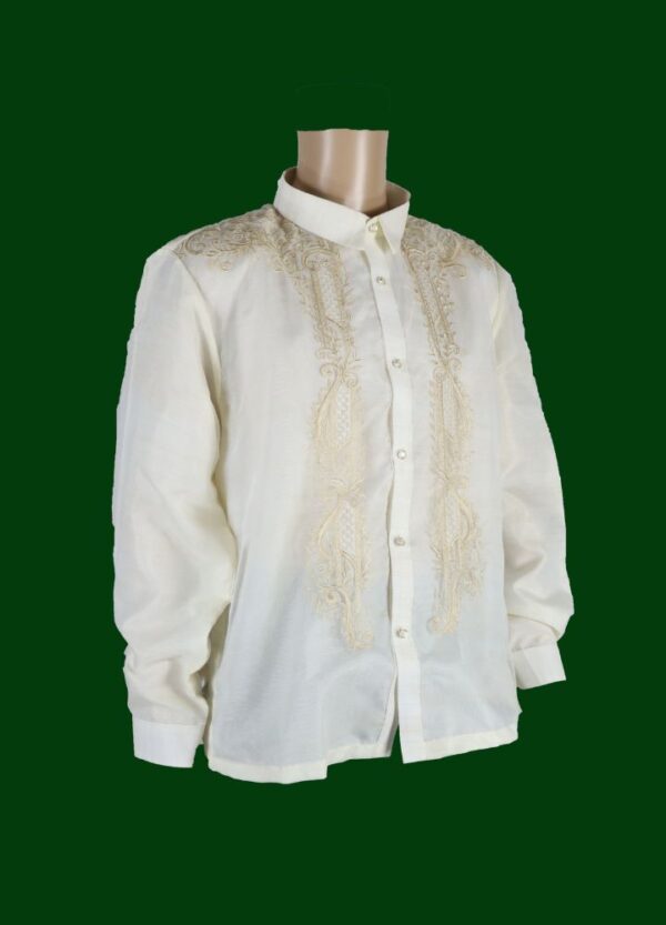 Barong Tagalog - Agila (P37) - Classic - Cream (2XL) - Image 5