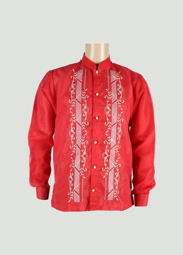 Barong Tagalog - Loro (P38) - Red (Medium)